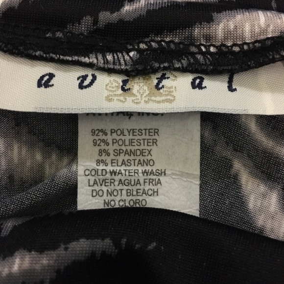 NWOT AVITAL Pretty Animal Print 3 in 1 Skirt/Dress - Picture 11 of 14